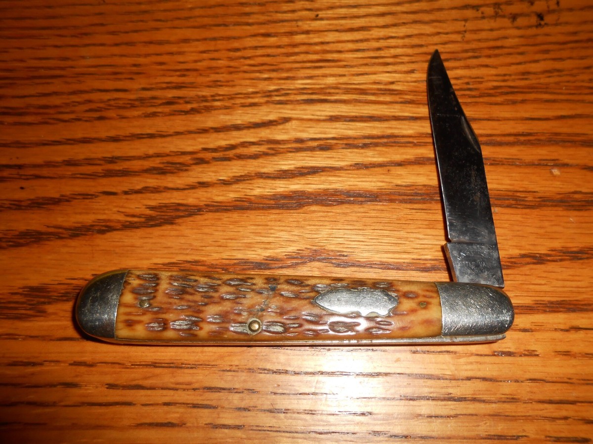 RARE VINTAGE CASE BROS TESTED XX LITTLE VALLEY BONE KNIFE 1900-12