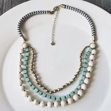 20" Premier Designs Boho Statement Necklace Retro Women Party Vacation Jewelry