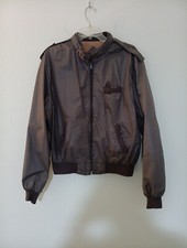 Vintage 80s Members Only Mens Classic Jacket Size 46 Brown Europe Craft