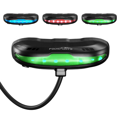 F1 PRO 1km 2-Way Motorcycle Helmet Intercom Bluetooth Headset with Warning Light