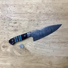 Beautiful antique knife 26 centimeters with damascus blade