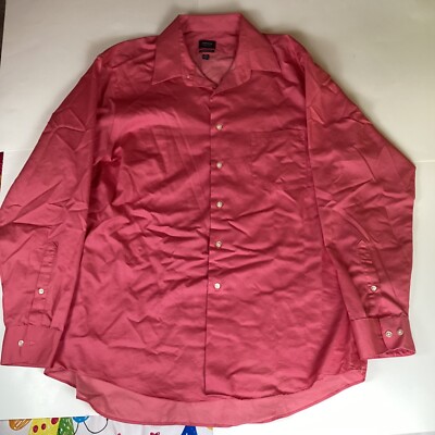 Arrow Mens Shirt Size 16.5 Long Sleeve Dress Shirt Button Up Classic Fit 34/35