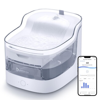 PF1 2L Cat Water Fountain Smart App Control 8 Layers Filtration Aut... Fast Ship