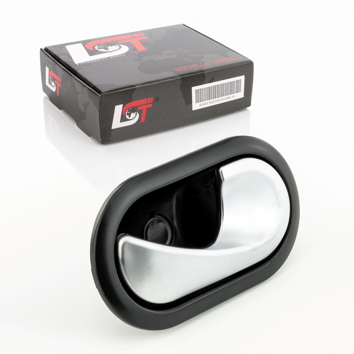 Door opener interior handle VR / HR black-silver for OPEL MOVANO B DOKA