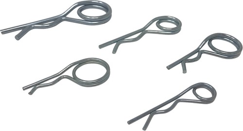 Yardman R Clips 25 Stck. 2,8 mm x 60,8 mm R-Form Cotter doppelt gewickelt R Split Pin - Bild 3 von 5