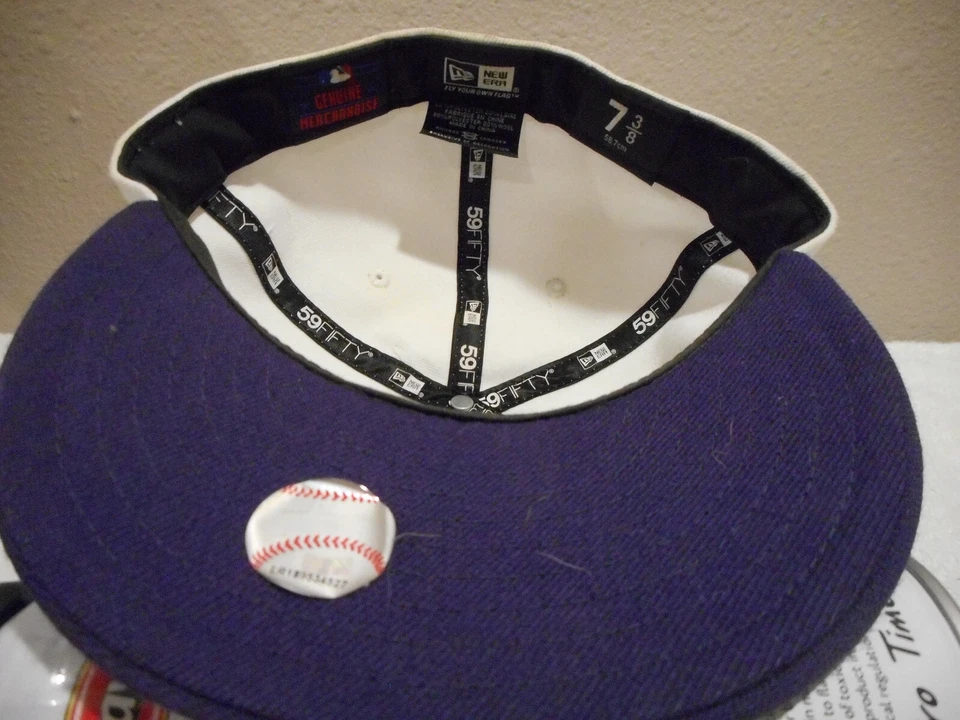 Vintage 90s Arizona Diamondbacks MLB Fitted Hat Diamond Collection 7 3/8 - Image 3 of 4