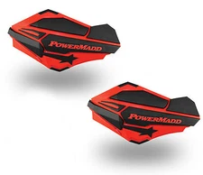 PowerMadd Sentinel Series Replacement ATV Handguards Hand Guards Red Black 34402