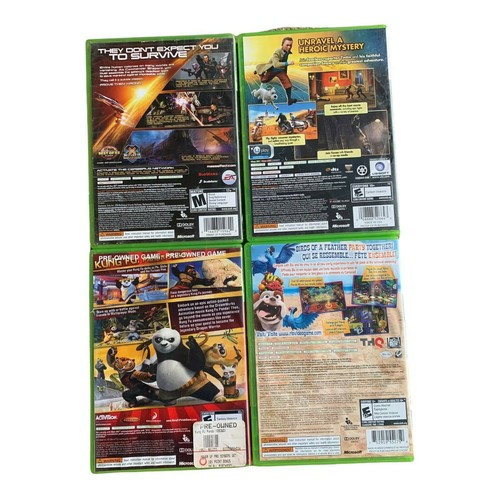 XBOX 360 leere Spielehüllen TinTin Mass Effect 2 Rio Kung Fu Panda - Bild 1 von 3