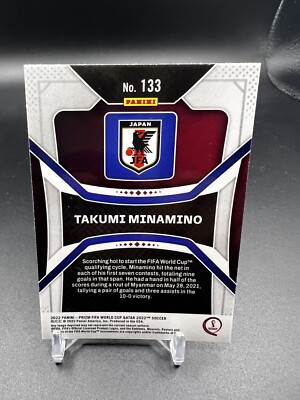 2022 Panini Prizm FIFA World Cup ! Takumi Minamino JAPAN #133 | eBay