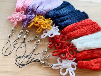 Flower Fusa Tassel Strap Japanese Lucky Charm | eBay