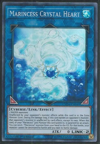 Yugioh 1st Ed CHIM-EN040 Marincess Crystal Heart Super Rare NM - 第 1/1 張圖片