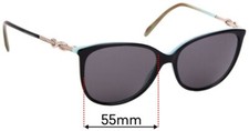 SFx Replacement Sunglass Lenses Fits Tiffany  Co Tf 2143-b - 55mm Wide