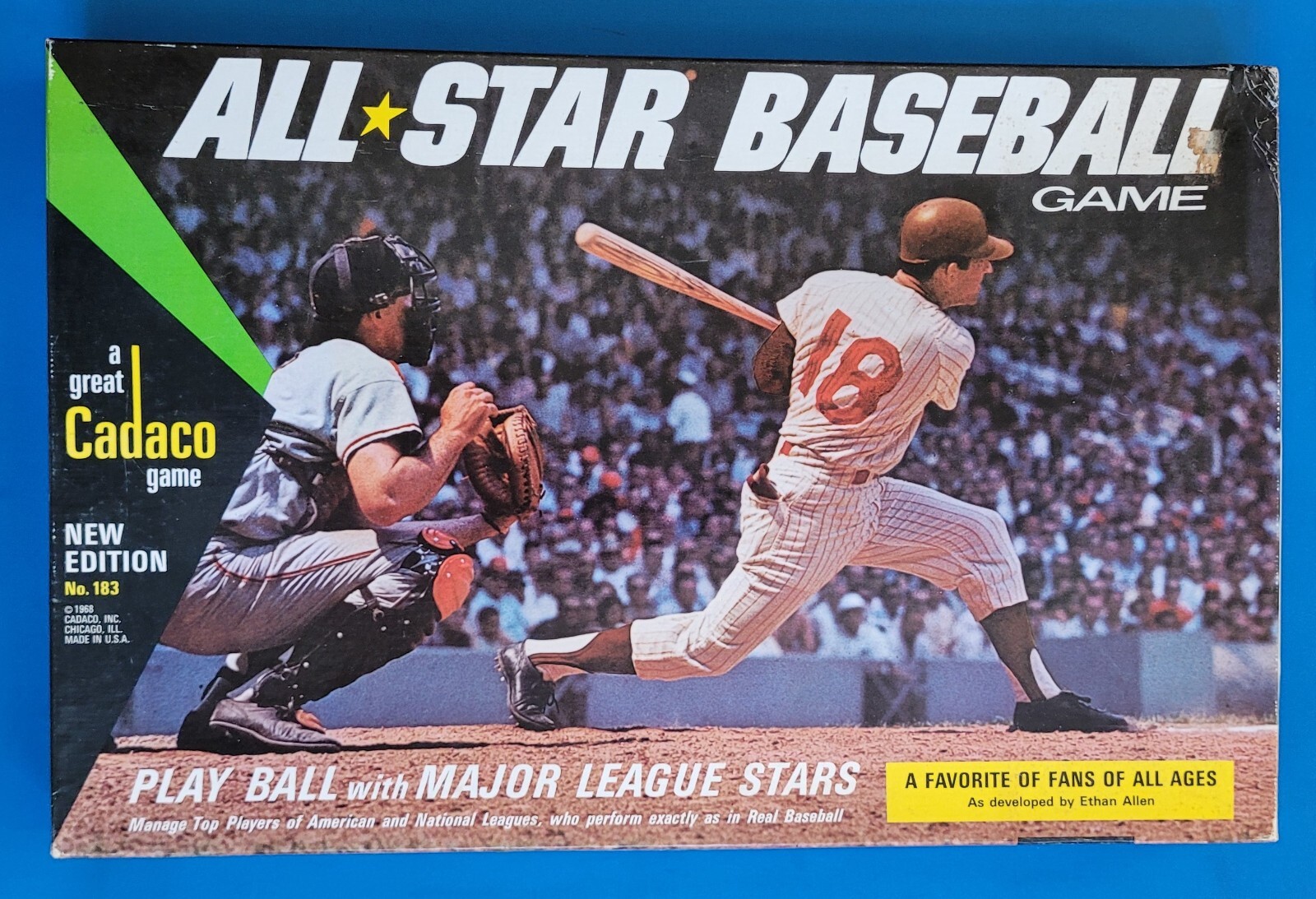 Vintage 1968 All-Star Baseball Game No. 183 by CADACO – 62 Discs and ...