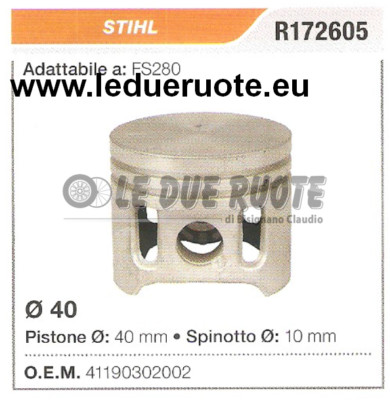 Piston Complete Stihl Fs280 Trimmer O 40 Spin 10 Ebay