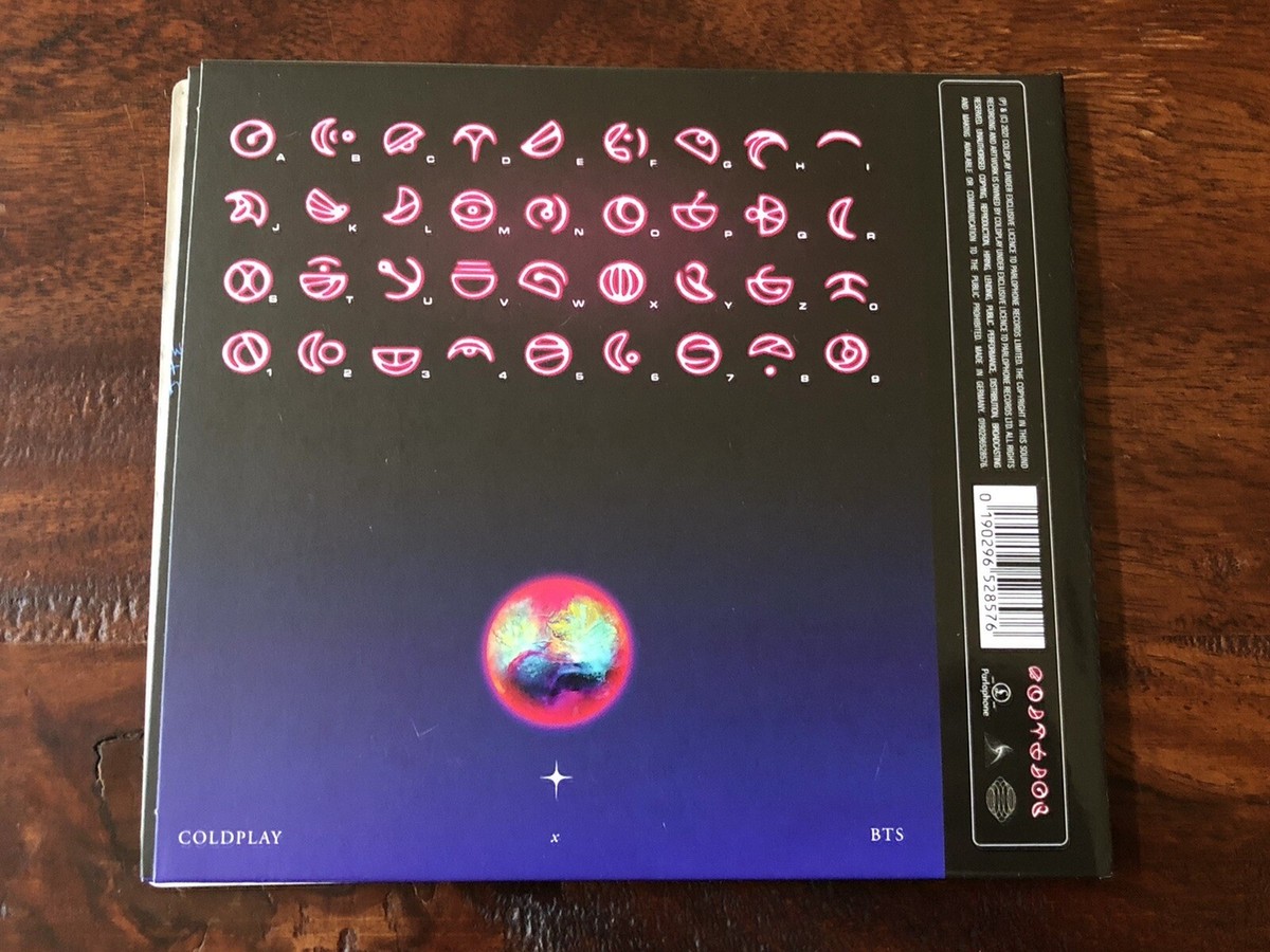 COLDPLAY x BTS My Universe Limited Standard Edition CD Single In