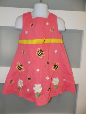 Bonnie Jean Bumble Bee Sun Dress Size 4T Girl's