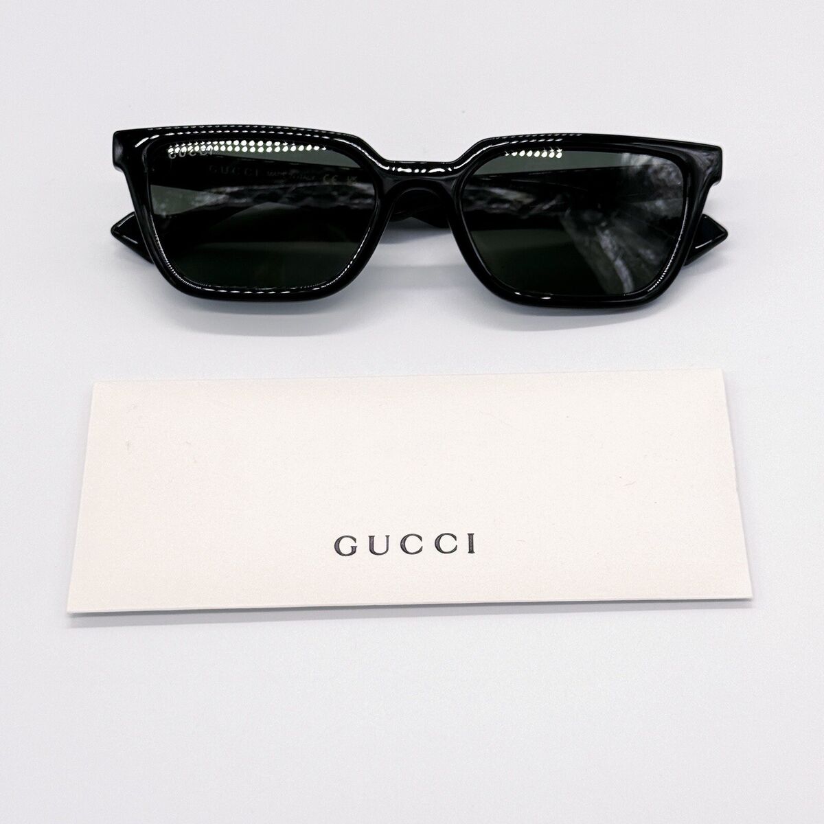 NEW GUCCI GG1539S 001 CAT EYE BLACK GREY UNISEX SUNGLASSES NEW GUCCI GG1539S 001 CAT EYE BLACK GREY UNISEX SUNGLASSES