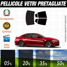 Alfa Romeo Giulia 2016 Pellicole Oscuramento Vetri Posteriore Auto Pre Tagliate 