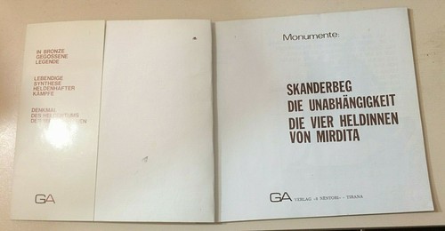 OLD ALBANIAN BOOK-SCANDERBEG DIE UNABHANGIGKEIT DIE VIER HELDINNEN VON MIRDITA-R - Picture 2 of 11