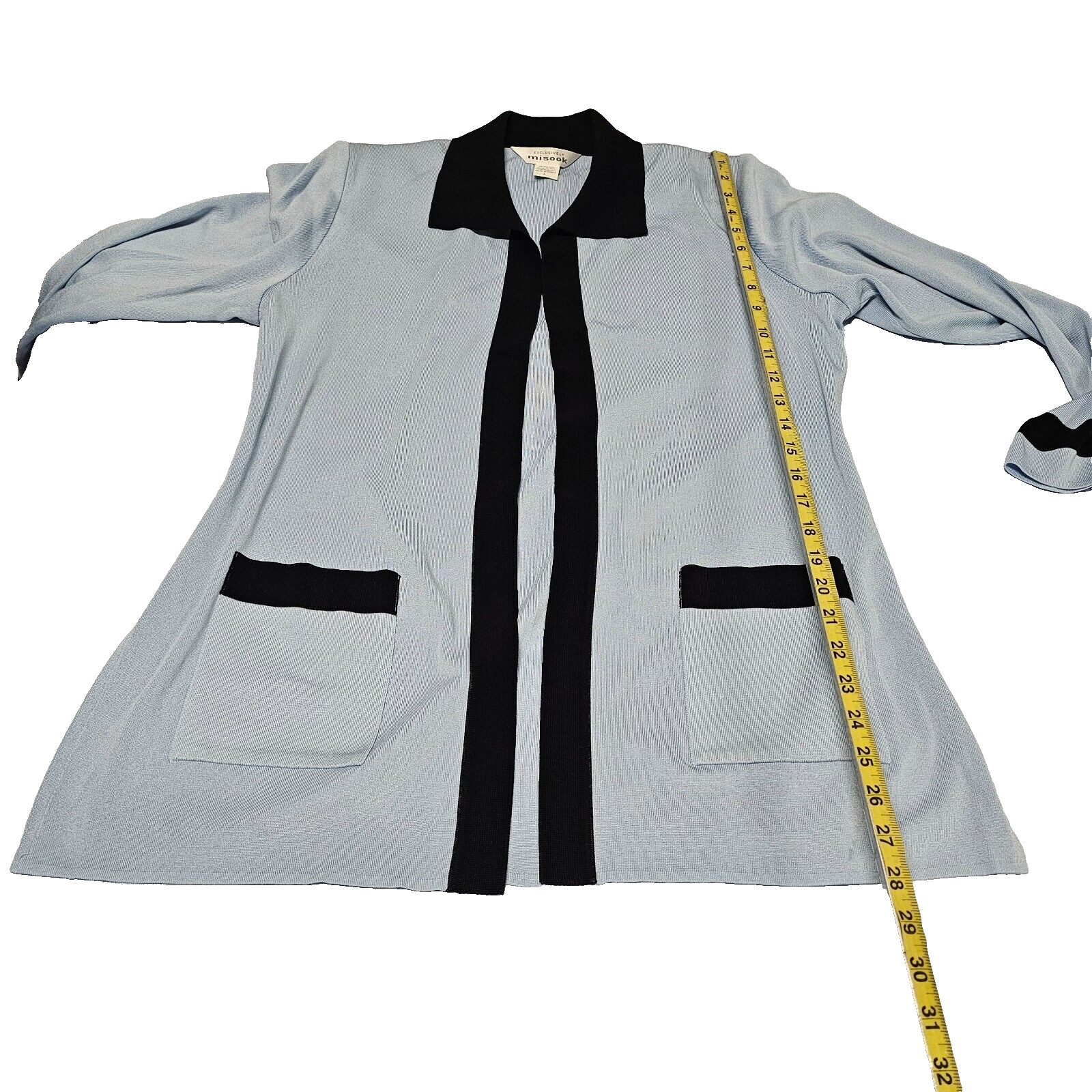 Exclusively Misook Open Collared Jacket Women Siz… - image 6