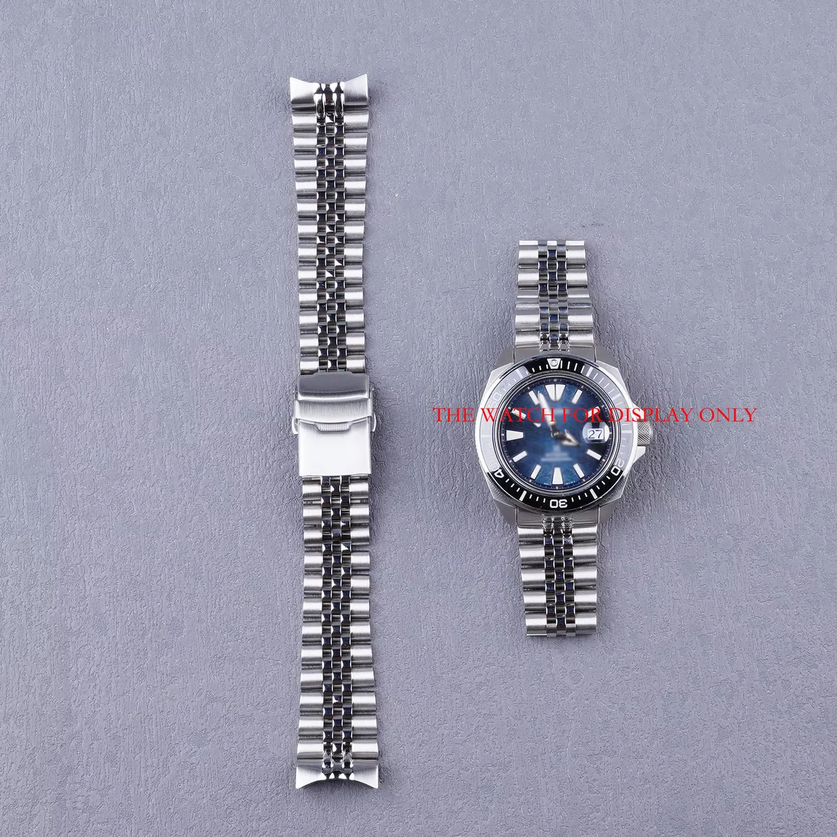 Seiko Mod Datejust Homage | Silver | Fluted Bezel | Stainless Steel Ju –  Watch Makeup