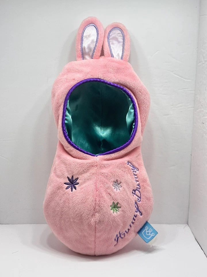 Manhattan Toy Company Hunny Bunny Snuggle Pods 2006 Pink  & Purple Foto 3 de 4