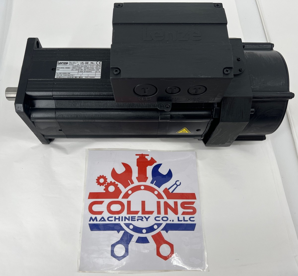 LENZE MCS 14P26-RS0B0 RS0 SERVOMOTOR, 3P, 9.10kW, 12.2HP, 21.9A