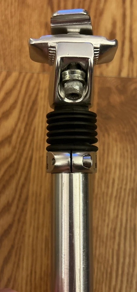 Tija de sillín de bicicleta con amortiguador 27 mm marca poste longitud moderna 350 mm ¡GENIAL! Foto 3 de 4