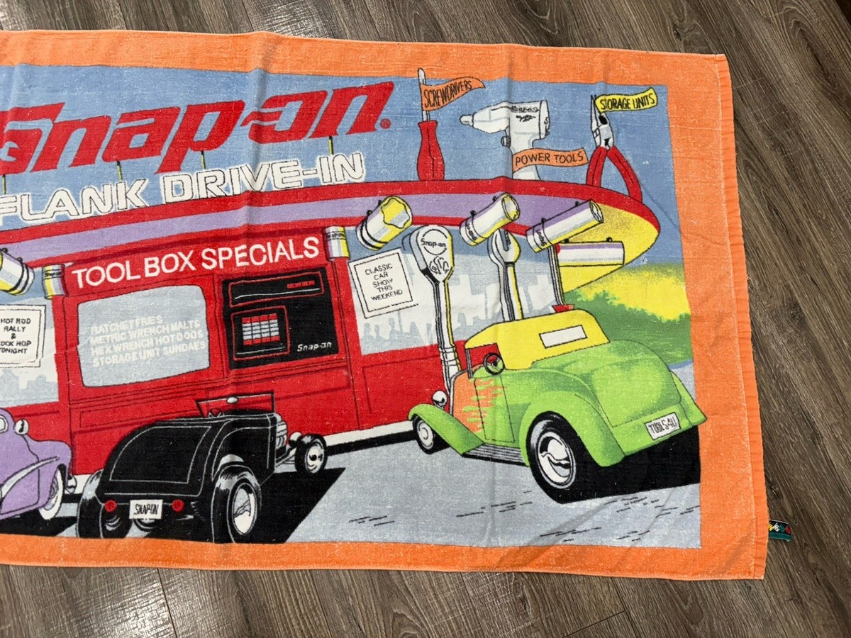 Snap On Tools Beach Towel Flank Drive In 58x32” | eBay