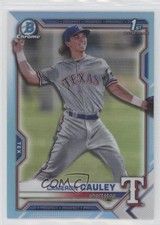2021 Bowman Draft Chrome Sky Blue Refractor Cameron Cauley #BDC-192 5u3