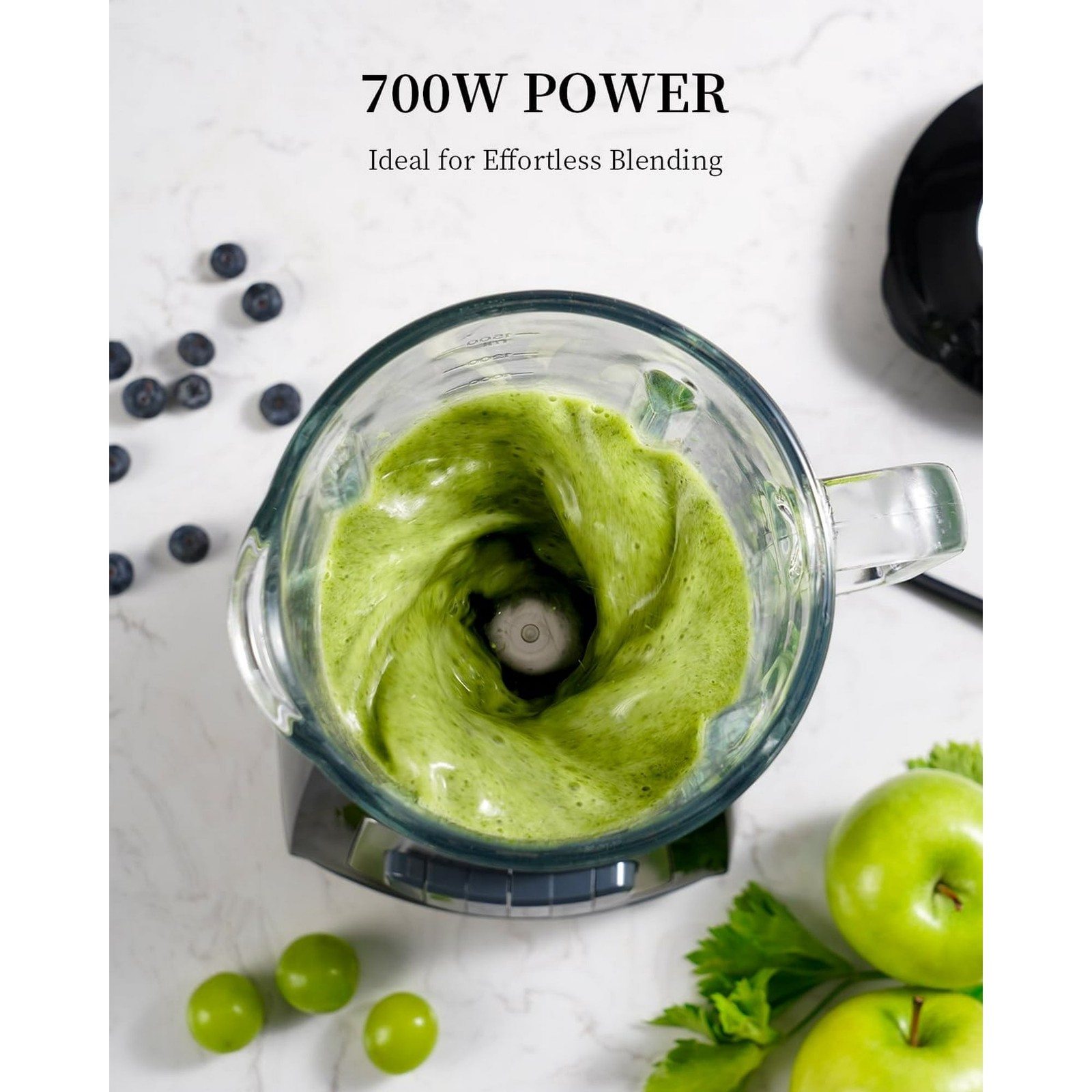 700W Blender for Shakes and Smoothies, Classic Blenders for Kitchen, 52oz Glass