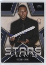 2021 Topps Stars in Service Black 185/299 Derek Jeter #SIS-11 HOF 04br