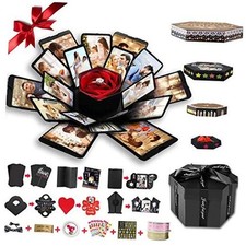 Explosion Box, DIY Explosion Box with 6 Faces, Main Part Assembled black