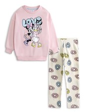 Disney Minnie Mouse Pink Minnie Sweatshirt and Joggers Set Girls