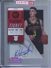 2018-19 Panini Contenders Playoff Ticket 40/65 Kevin Huerter #110 Auto hh9