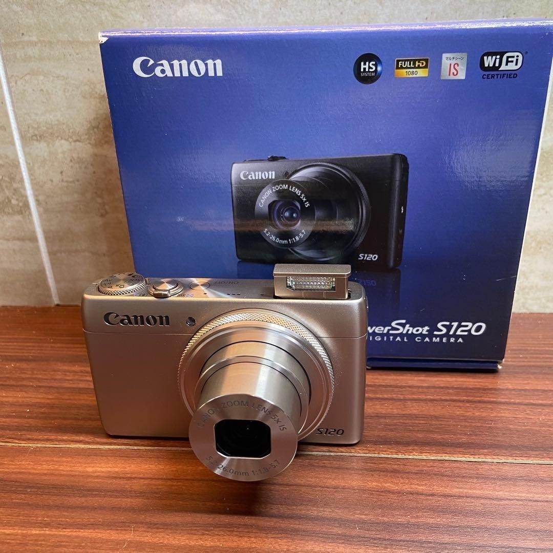 Canon PowerShot S120 12.1MP Digital Camera - Black for sale online