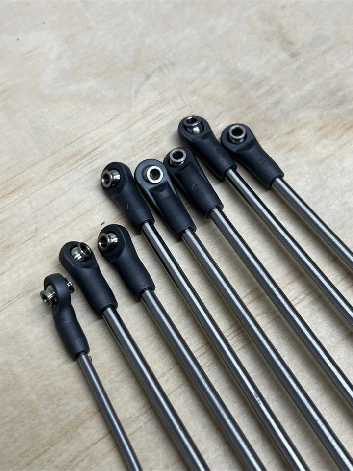 Axial SCX10 III 1982 Chevy K-10 Steel Suspension Link Set Panhard Bar HD Rod End - Image 3 of 4