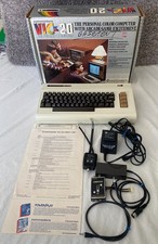 Commodore VIC-20 Computer, Original Cables, Box, Papers, Operational