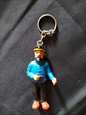 TINTIN FIGURINE HADDOCK EN PORTE CLE COMICS SPAIN 1984 (BC165)