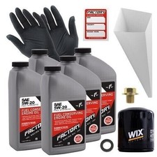 Factory Racing Parts 5W20 5 qt Oil Change Kit For Lincoln MKZ 2.5L 2011-2012 43.99 per gallon