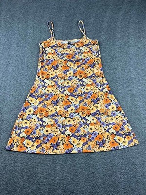 H&M Women's Divided Floral Size Small Spaghetti Strap Dress