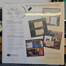 Creative Memories 12x12 Black Pocket Pages 5 Sheets NEW In Original Package