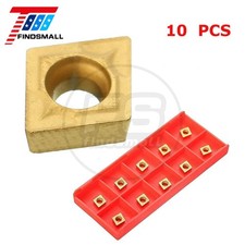 10pcs CCMT060204 CCMT21.51Carbide Turning Inserts for Lathe Holder 5/16"