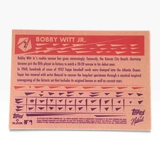 2022 Topps X Naturel 1952 Topps Baseball Cards Checklist 10