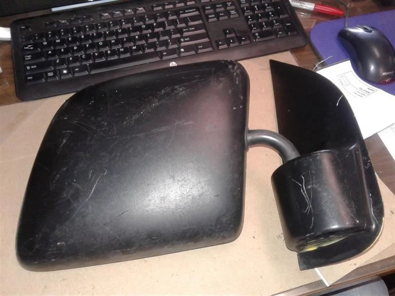 Espejo retrovisor lateral de pasajero pedestal manual para furgoneta Ford E150 92-02 47477 Foto 3 de 3