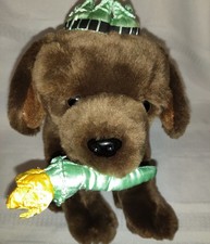 FAO Brown Puppy Dog Plush Statue Of Liberty NY Toys R Us 2013 Stuffed Animal 10"