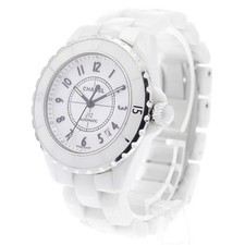 CHANEL J12 H0970 38mm SS White #C19202