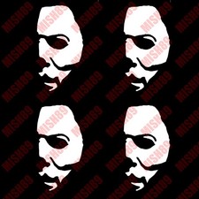 Michael Myers Decal Halloween Horror Vinyl Decal Sticker Jason chucky freddy