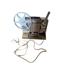 Argus Showmaster 8mm Movie Film Projector w/ Zoom Lens Case & Reel works great
