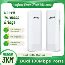 Wireless Bridge Point to Point Outdoor WiFi Wireless Network Expansion Long-Rang